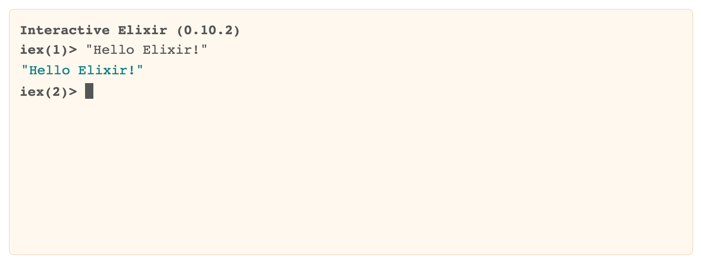 Hello Elixir! Hello Elixir!